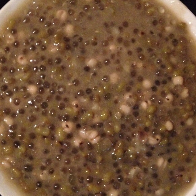 绿豆沙西米露
