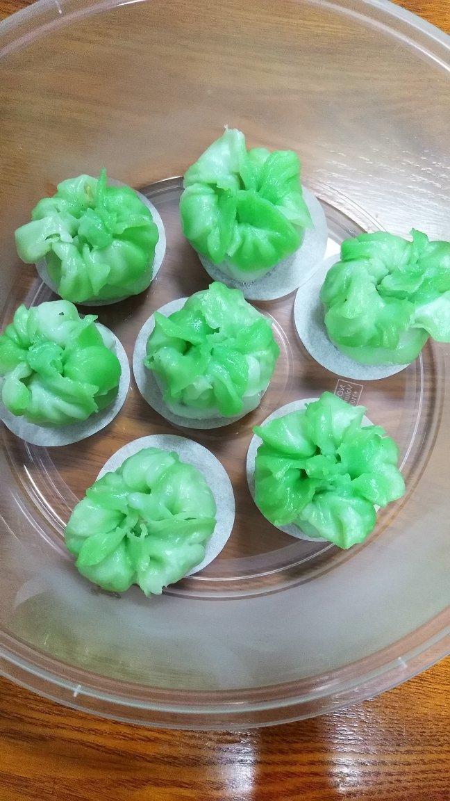 aimee du做的故宫水晶大白菜饺子