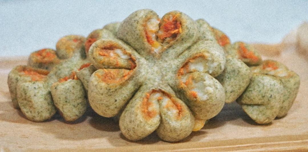 幸运菠菜面包