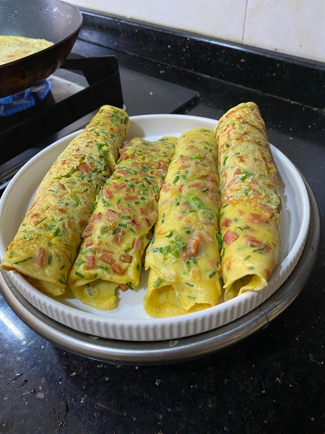 软软咸香鸡蛋饼（超详细）