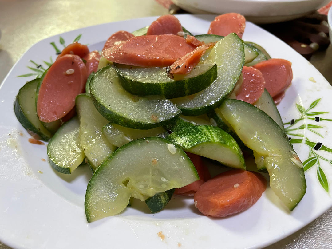 黄瓜🥒炒火腿