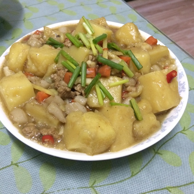 红烧米豆腐