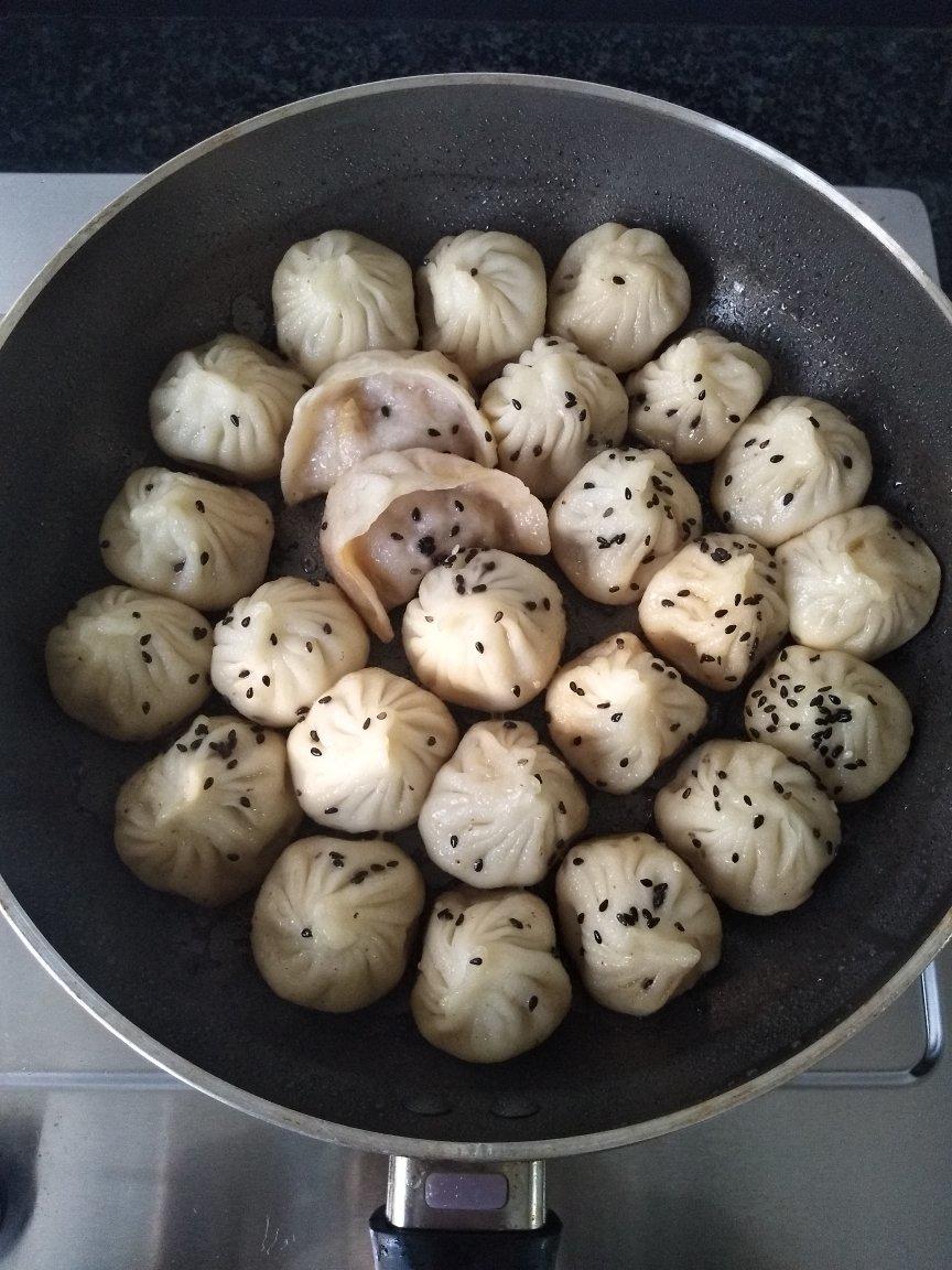 懒人版生煎包，无需揉面发面，皮薄馅大