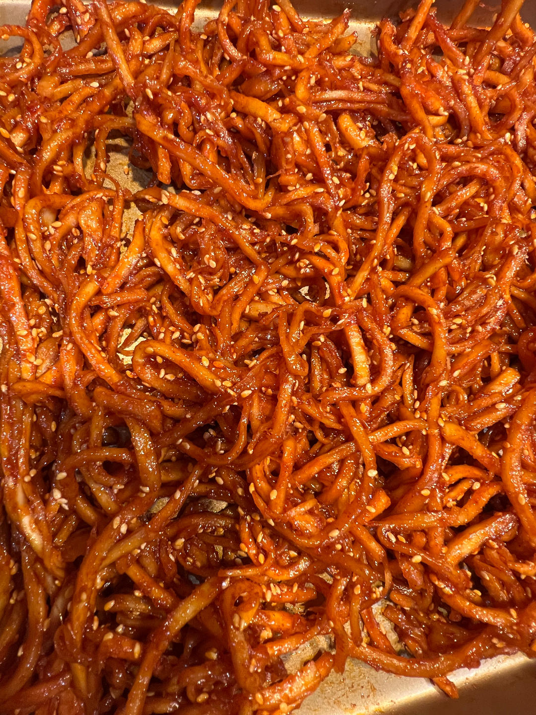 고추장 진미채볶음韩式辣炒鱿鱼丝