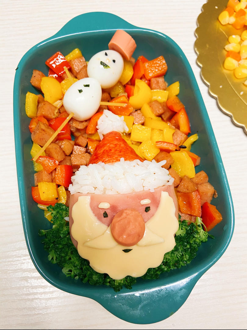 专属圣诞节的爱心便当，送给你最爱的人