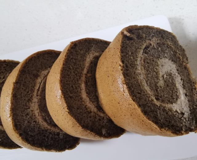 魔芋咖啡蛋糕卷的做法