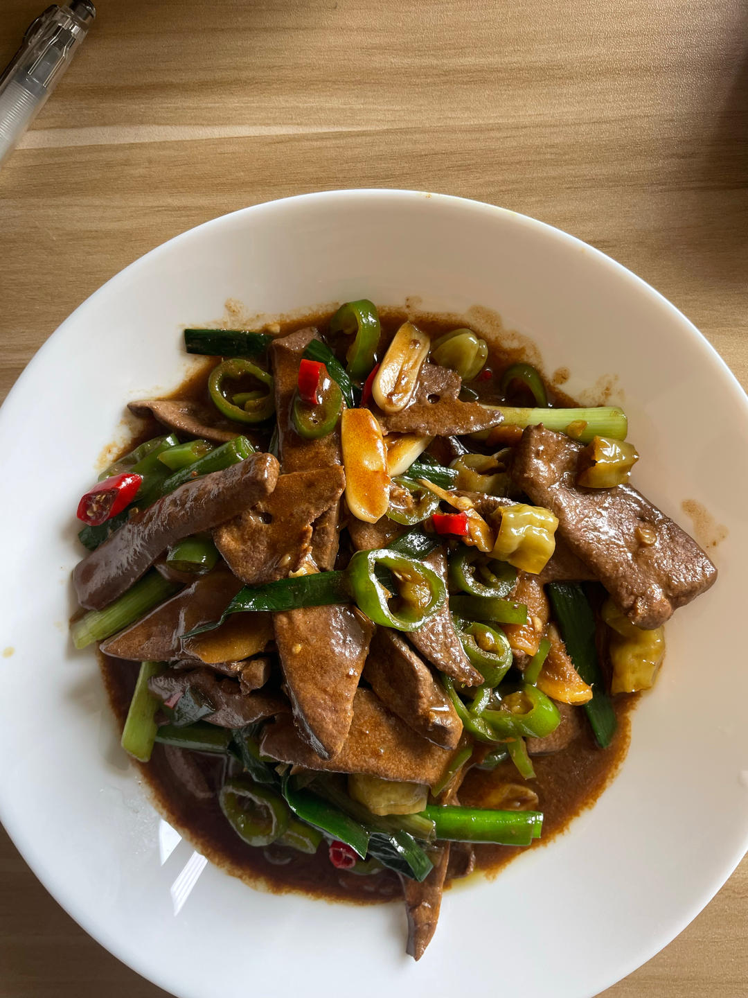 软嫩不腥的爆炒猪肝