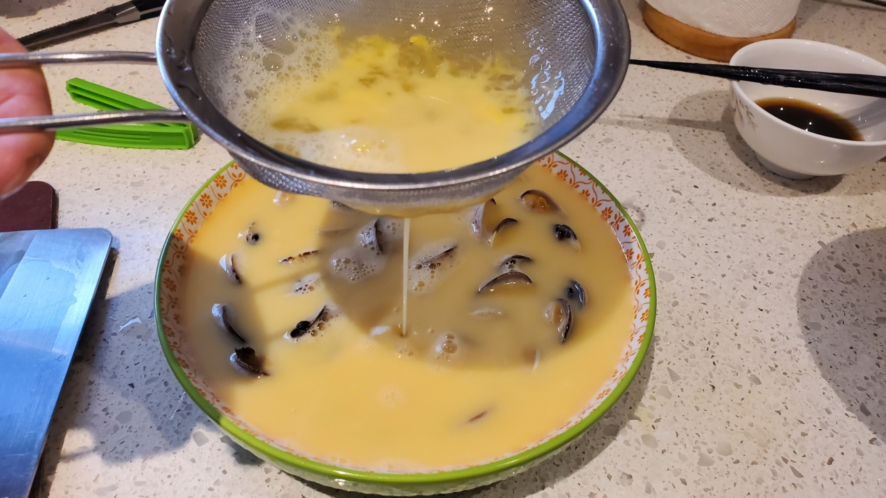文蛤蒸蛋的做法 步骤8