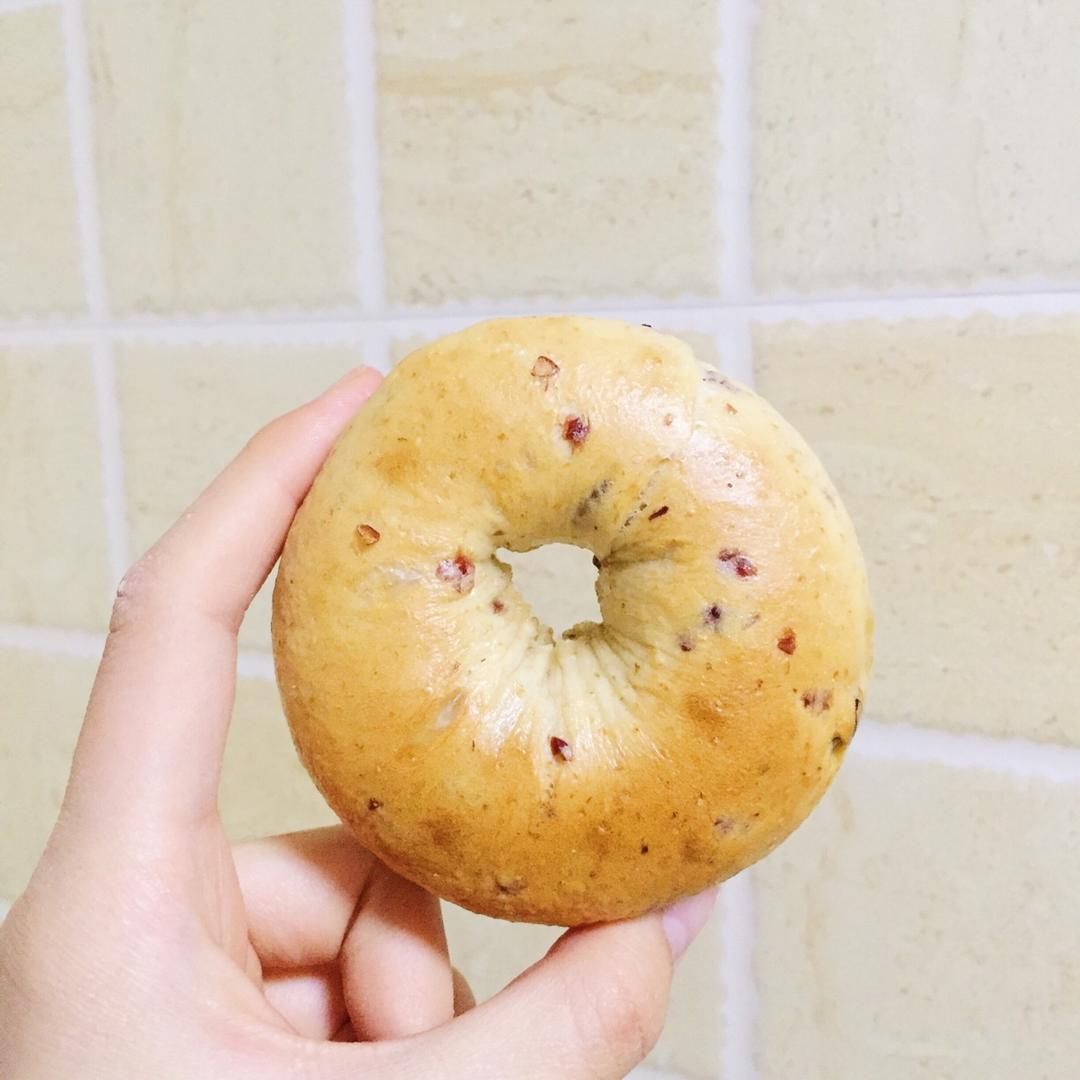 来吃圈圈吧！——全麦蔓越莓贝果
