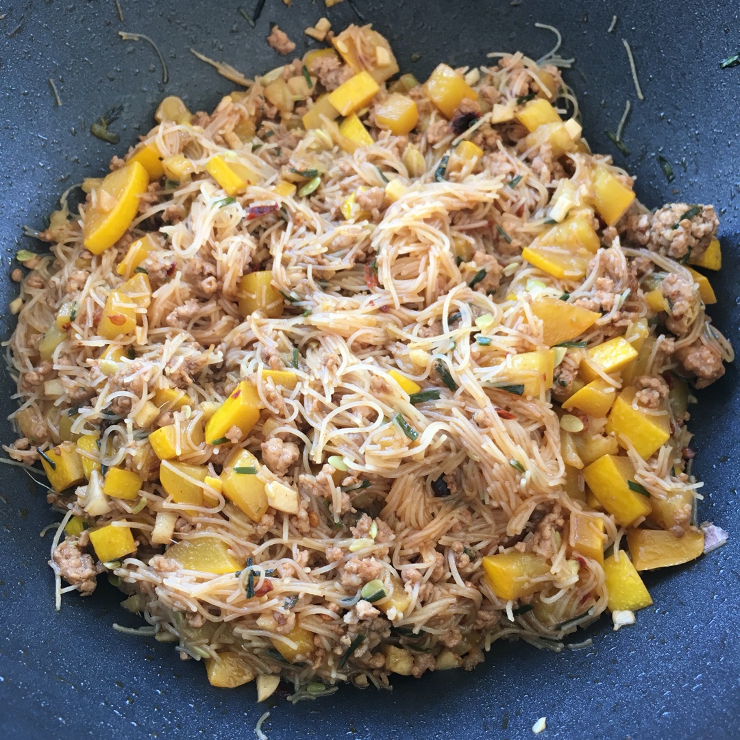 肉末茄子粉丝煲