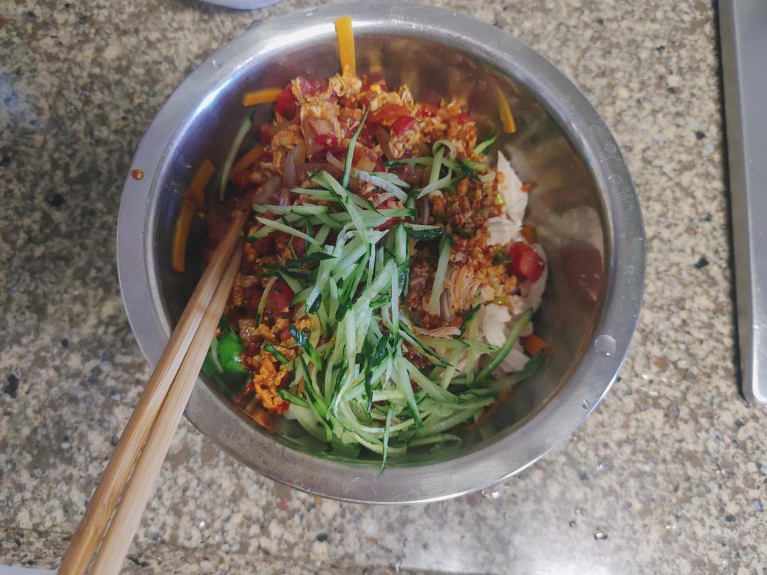 鸡丝凉面 好吃不胖