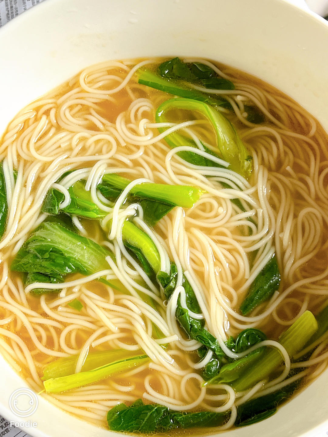青菜汤面