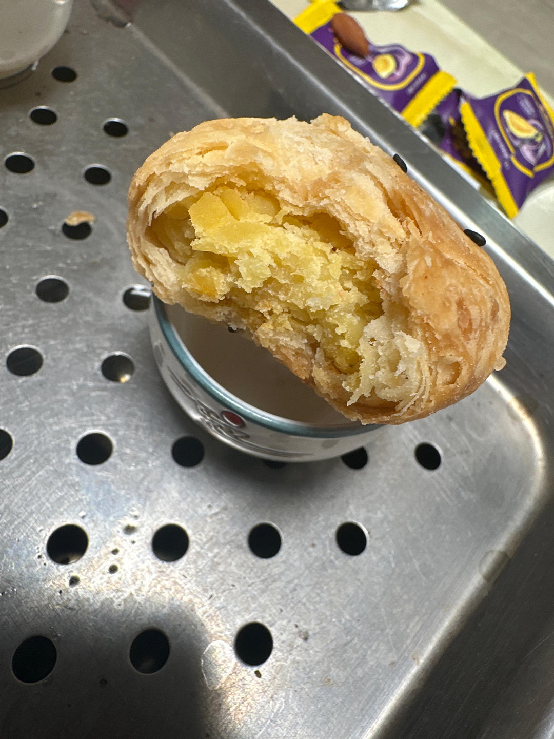 酥皮绿豆饼   酥得掉渣渣