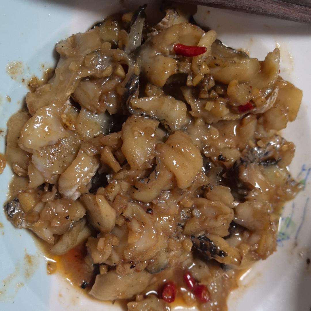 蒜香黑鱼片