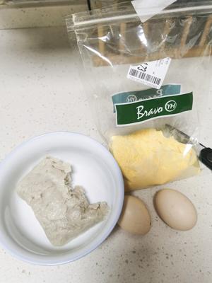 超级减脂餐‖鲅鱼鸡蛋玉米饼（高蛋白低脂肪）美味容易做的做法 步骤1