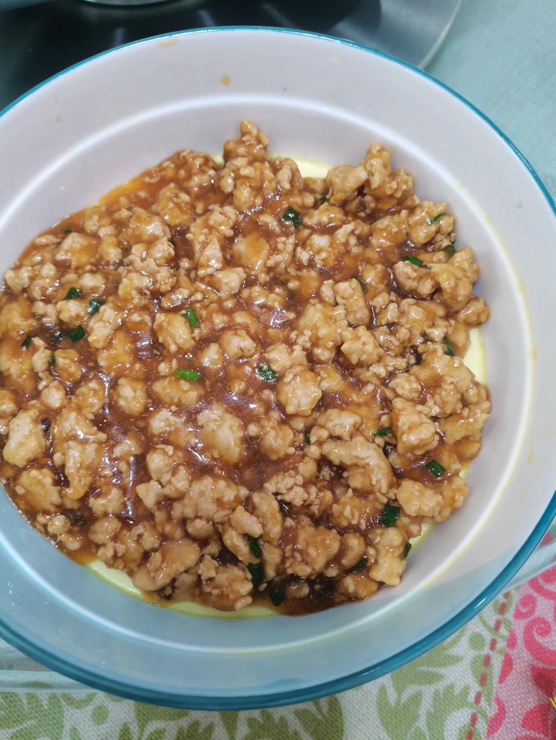 比布丁还要嫩！巨好吃又营养的肉末水蒸蛋