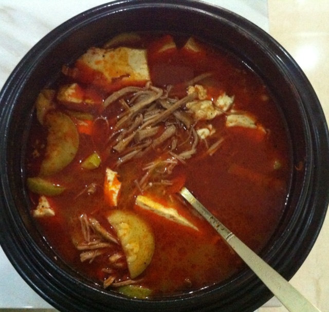 销夨__做的韩式辣牛肉汤饭