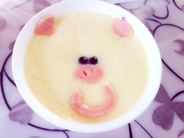 小猪蛋羹