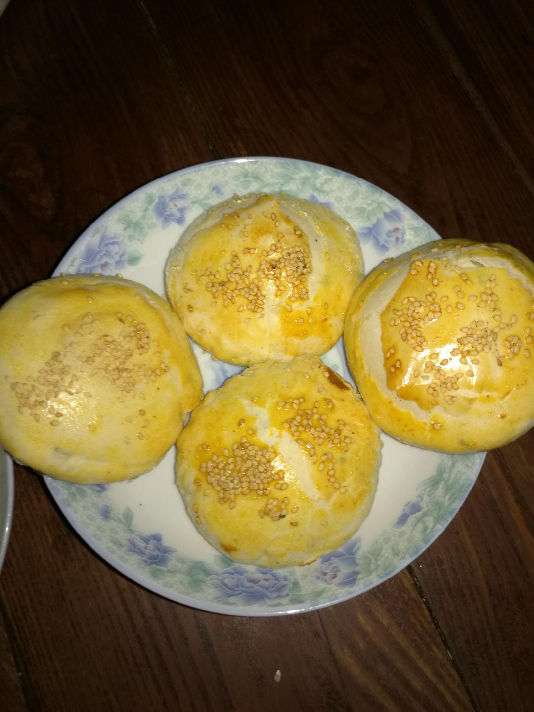 酥皮绿豆饼   酥得掉渣渣