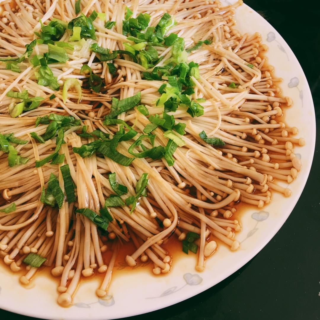 油泼金针菇