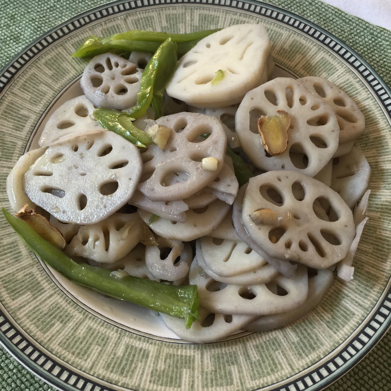 素炒莲藕