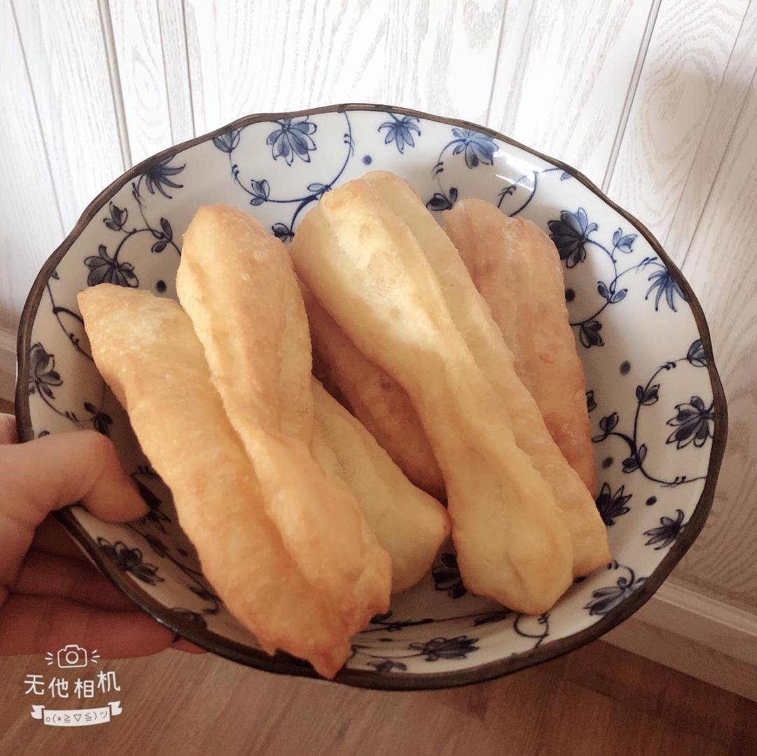 自制无泡打粉油条