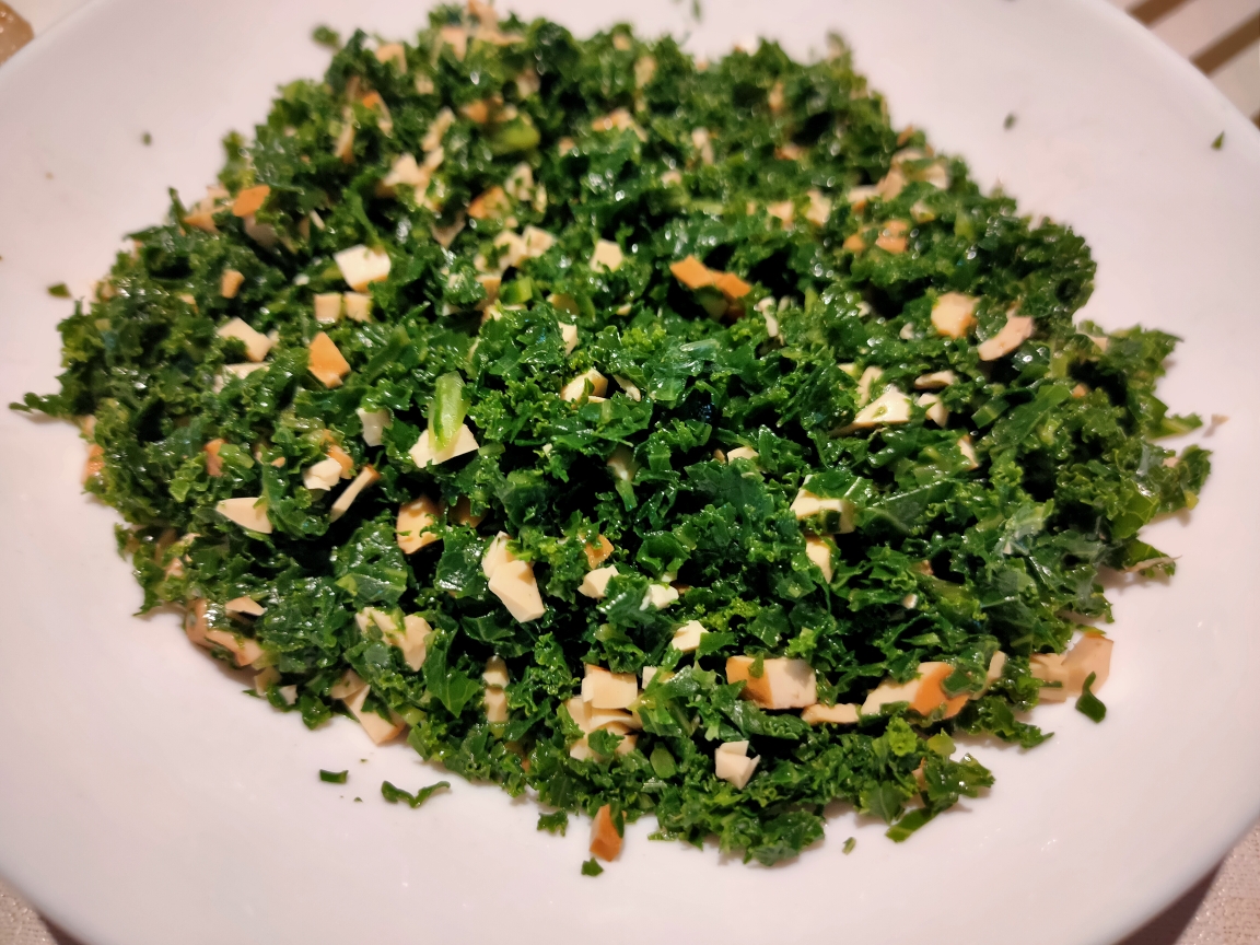 Kale(羽衣甘蓝)完美取代荠菜，三种超好吃的做法的做法