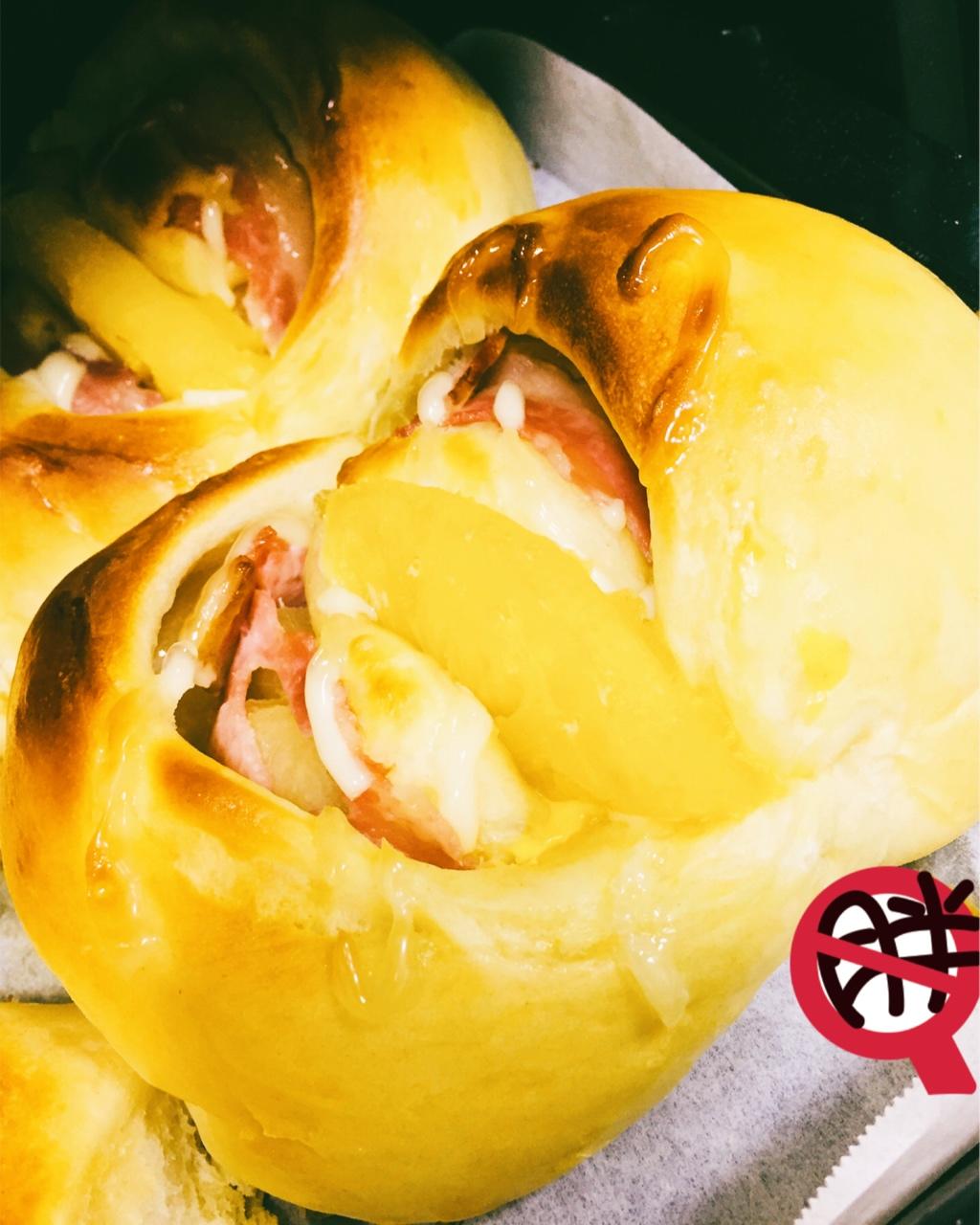 肉松沙拉酱面包（65度汤种）