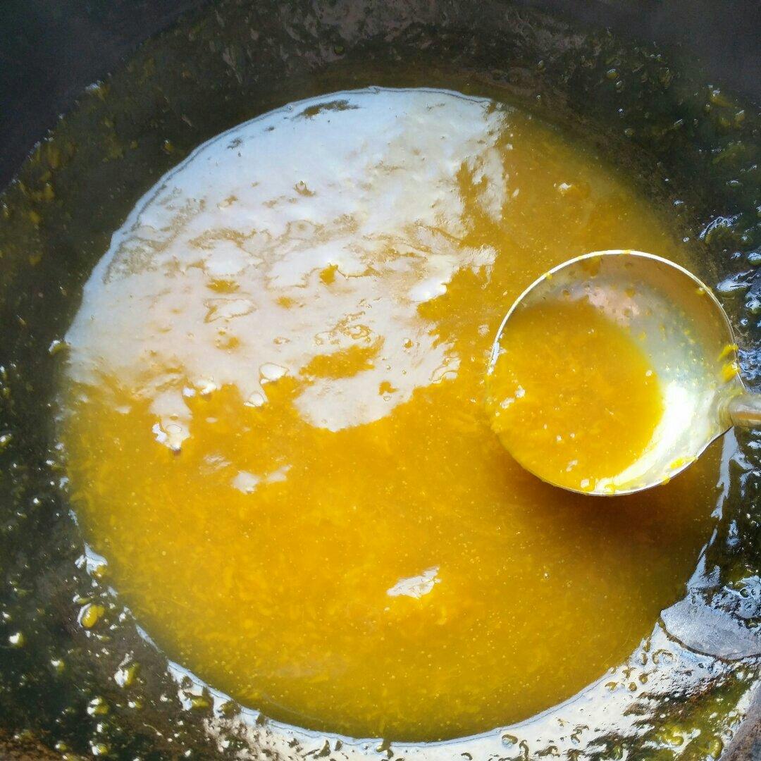 藕粉南瓜粥｜点缀芝麻花儿