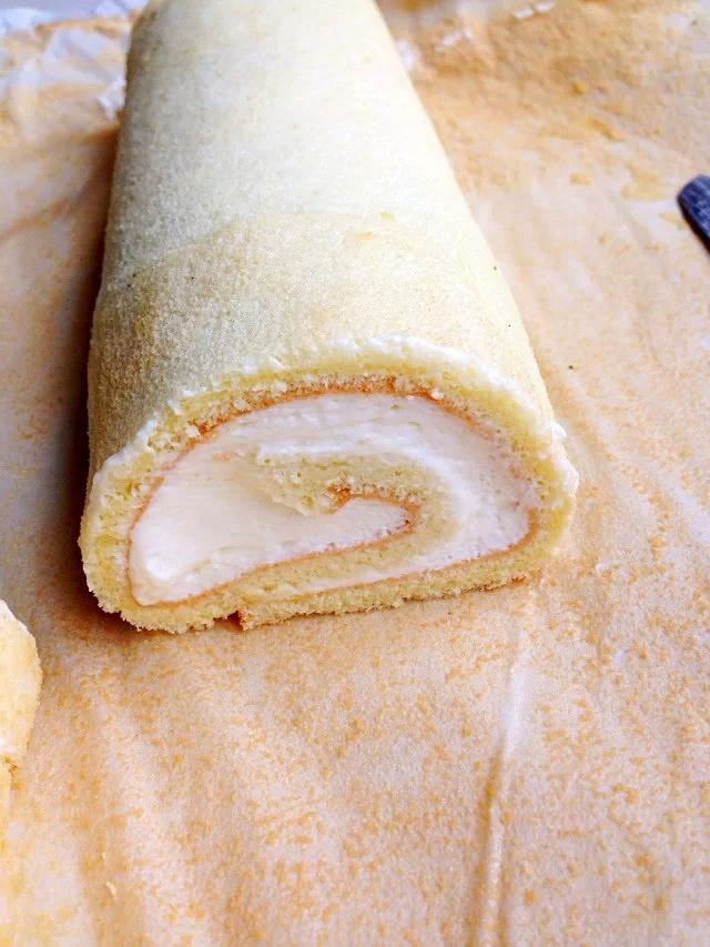 原味奶油戚风蛋糕卷