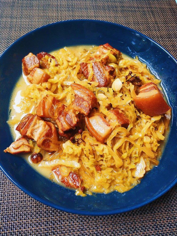 k66做的红烧肉酸菜炖粉条