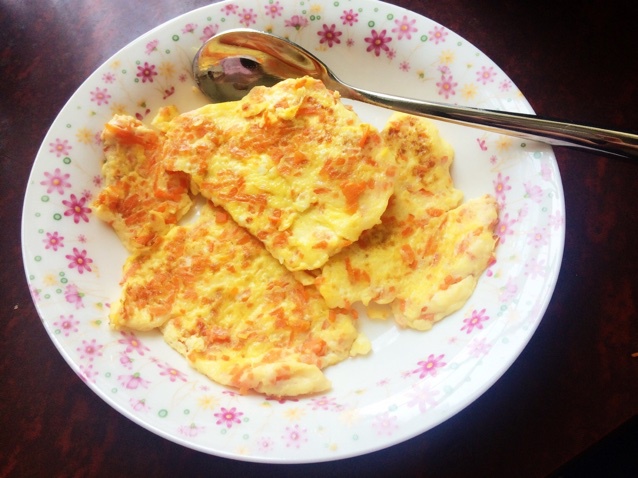 胡萝卜鸡蛋饼