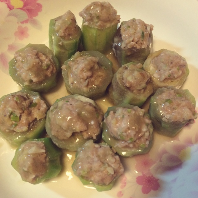丝瓜酿肉丸