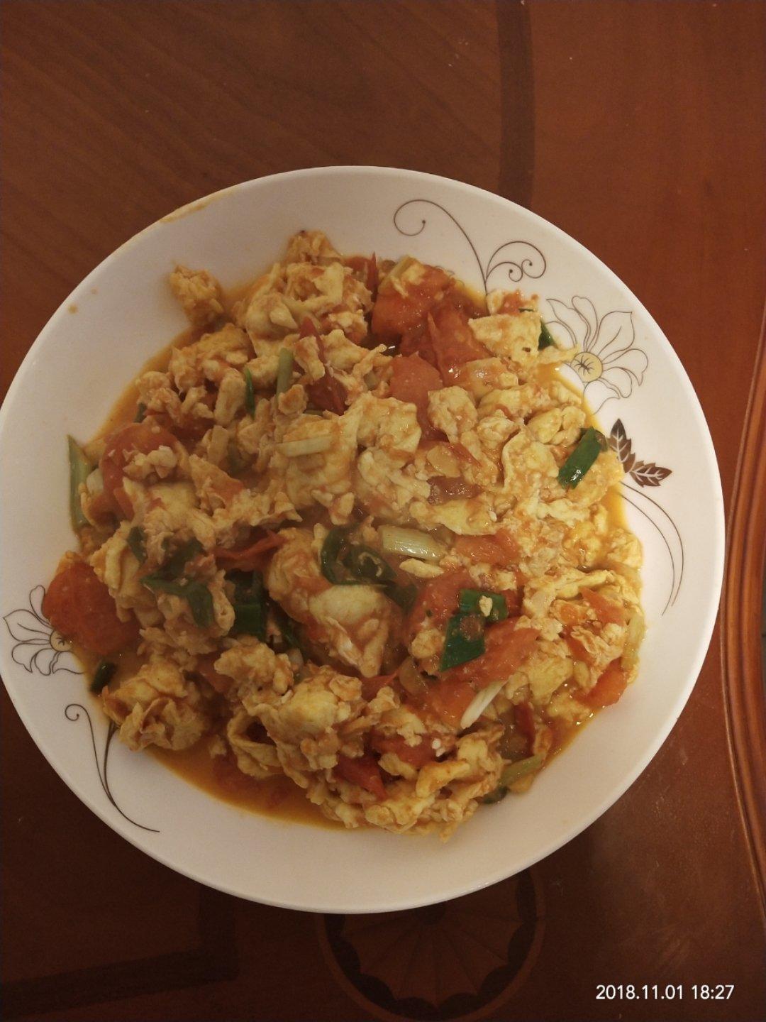 西红柿炒鸡蛋