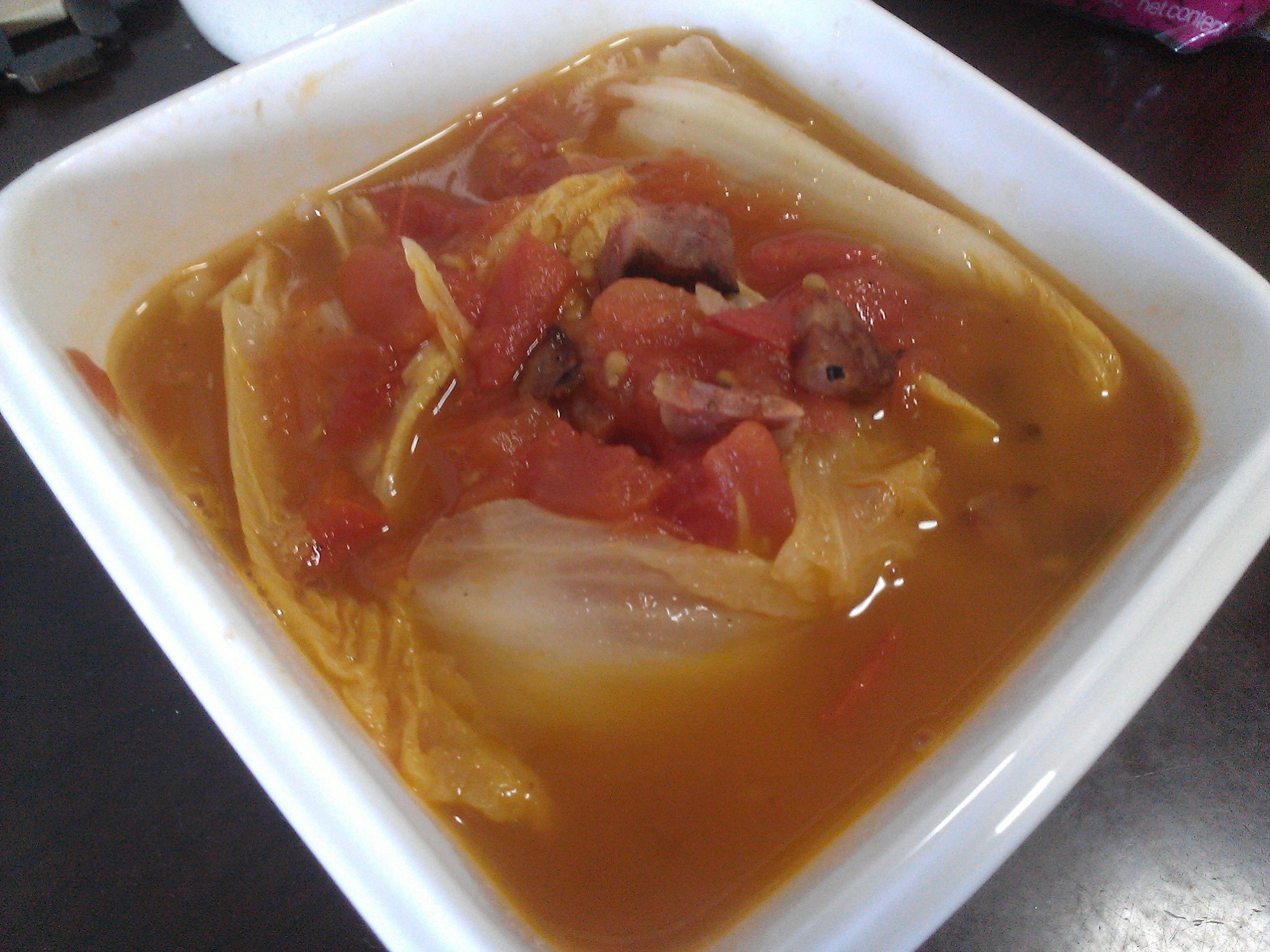酸辣娃娃菜