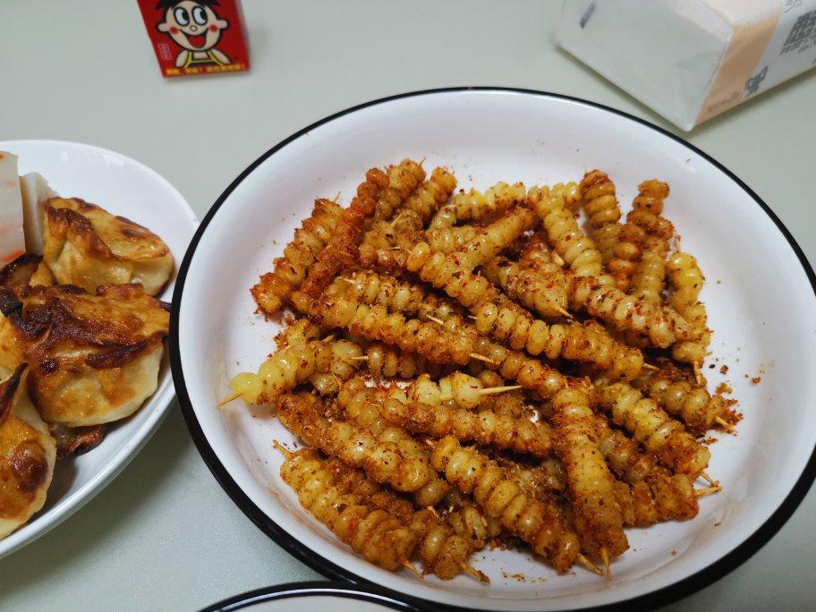 网红小吃——牙签玉米粒