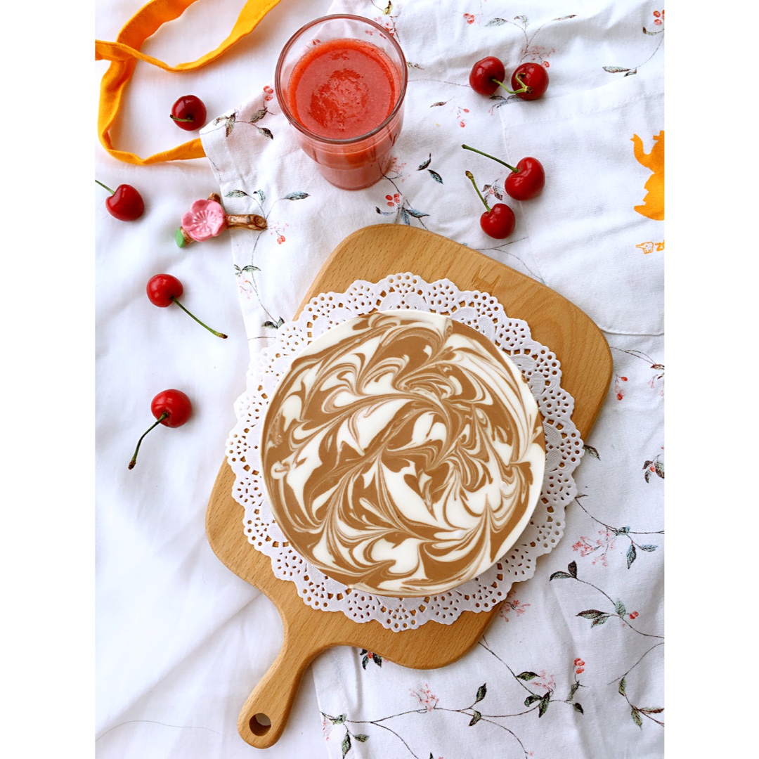 摩卡大理石冻芝士蛋糕