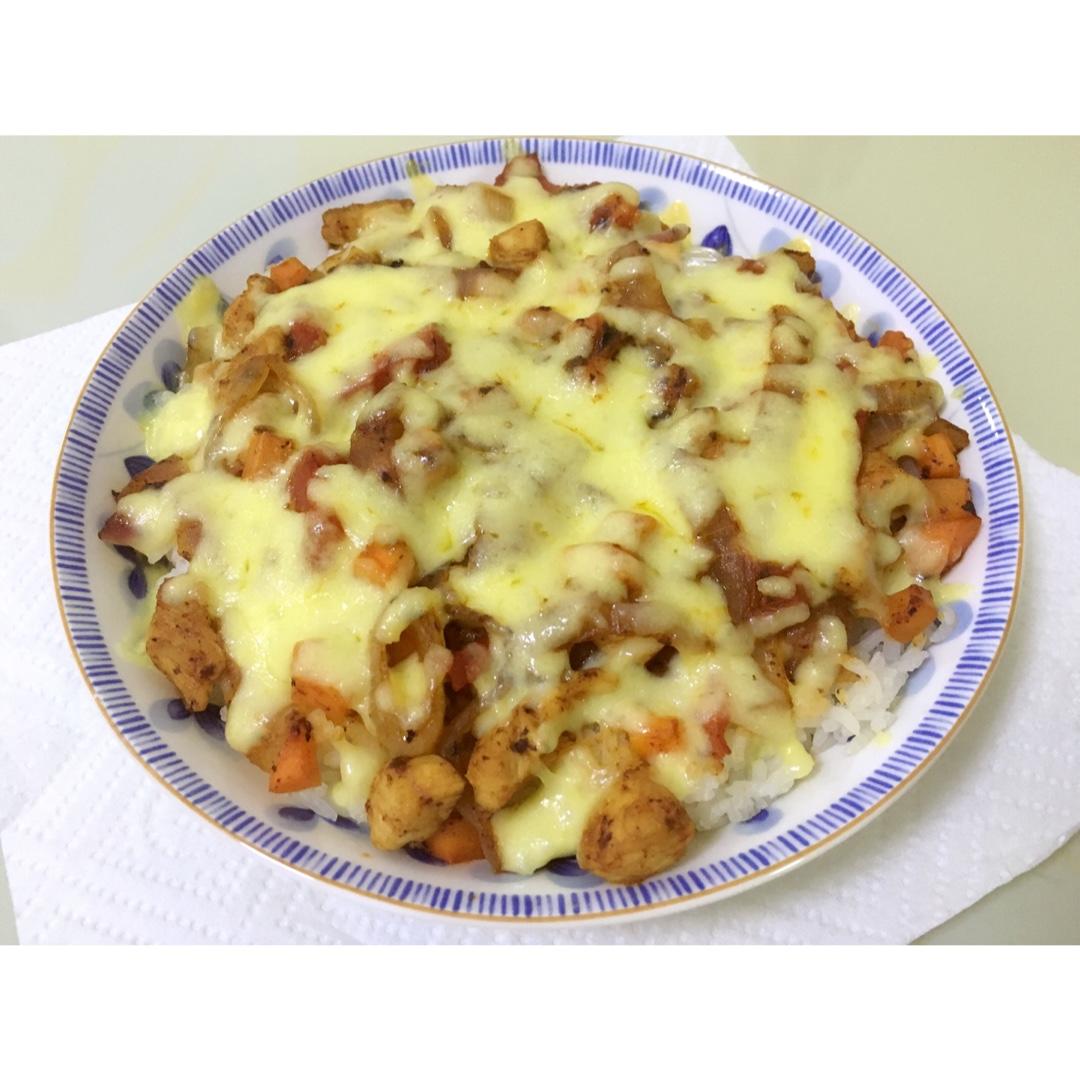 番茄鸡肉浓情焗饭【两人份】