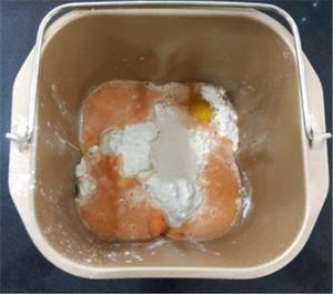 东菱红萝卜无糖面包的做法 步骤3