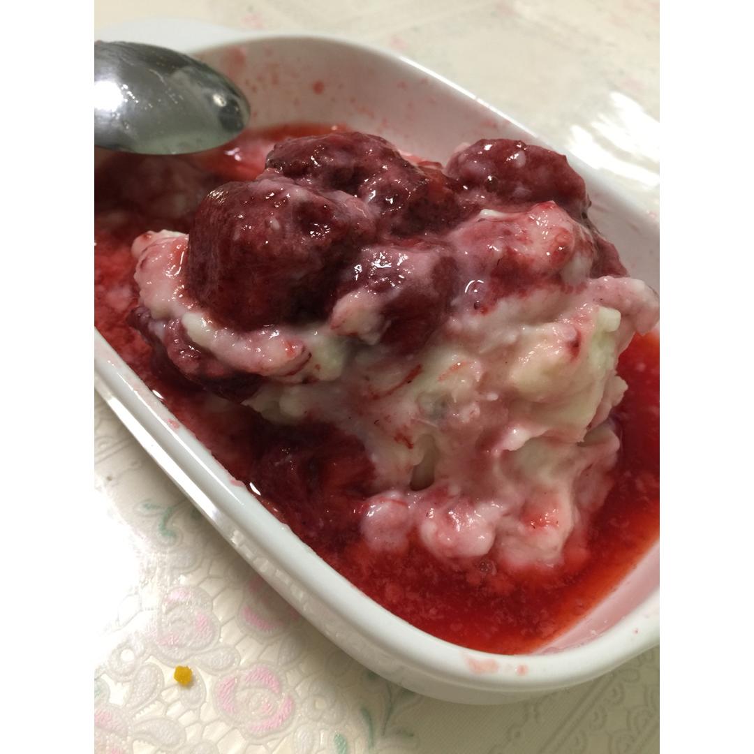 玫瑰山药泥
