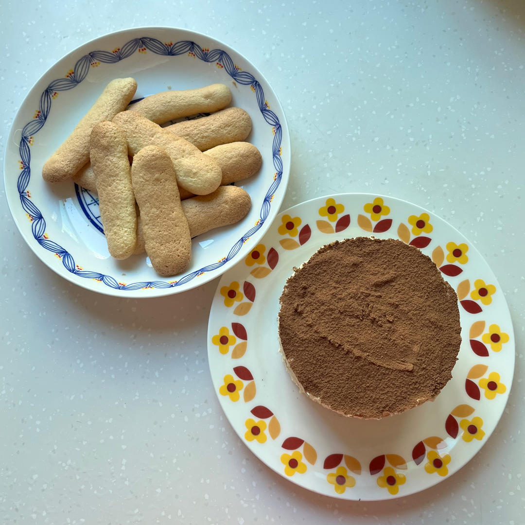 提拉米苏（熟蛋,无吉利丁）+自制马斯卡彭