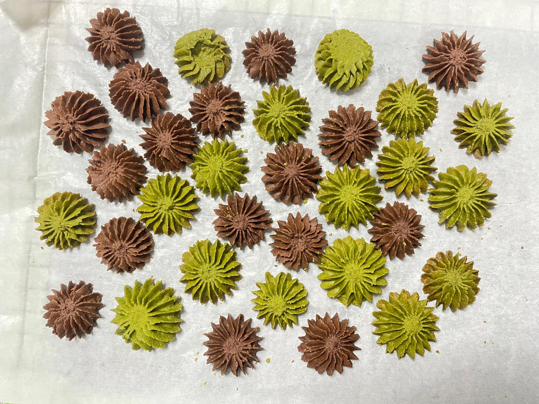 曲奇饼干，完美配方超好挤，酥到不敢碰，一个月还能酥掉渣