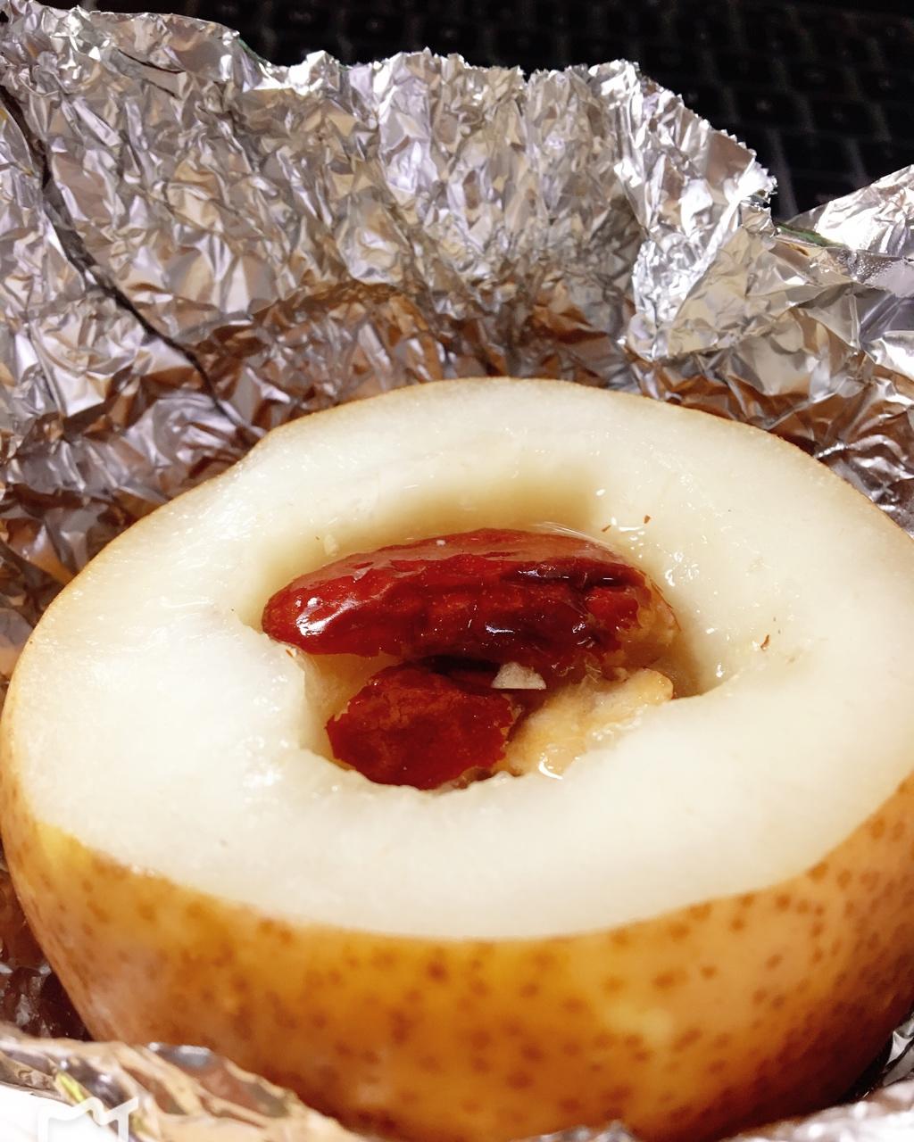 黑猫的alice做的烤梨(烤箱版冰糖烤梨)