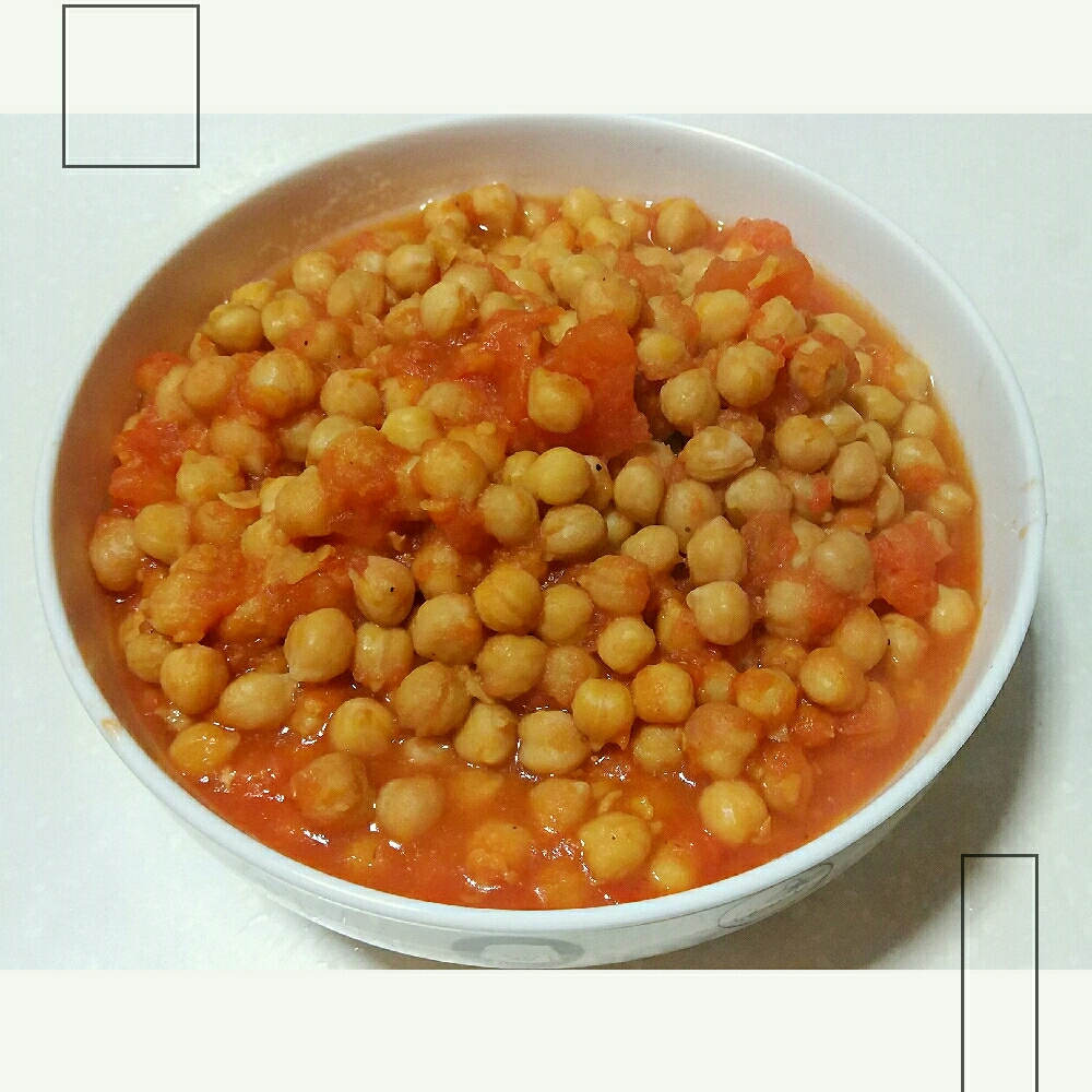 番茄烩鹰嘴豆的做法