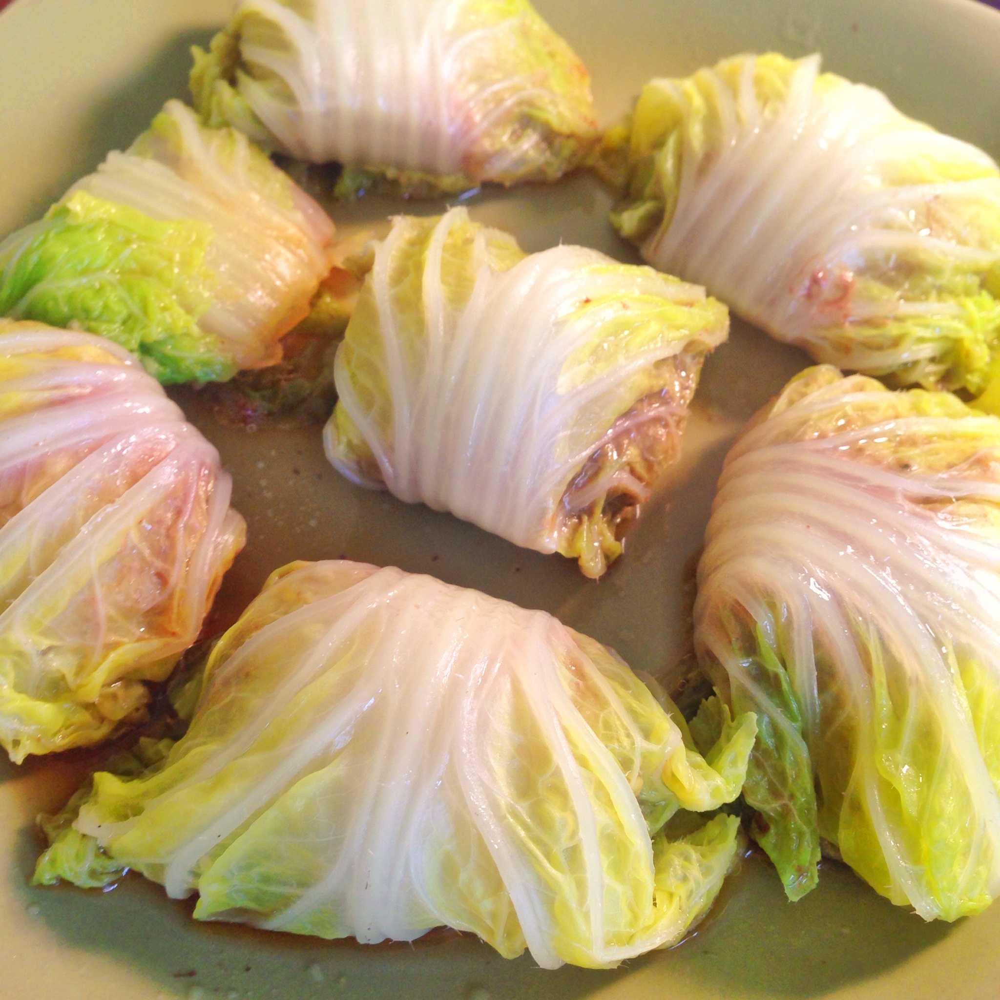 肉酿白菜卷