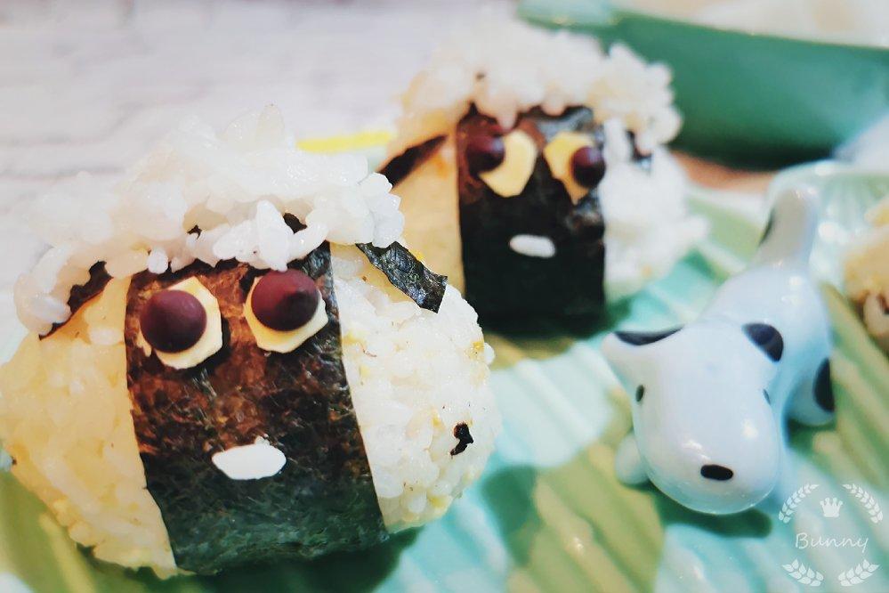 儿童创意早餐～小羊肖恩饭团（附自制寿司醋比例）