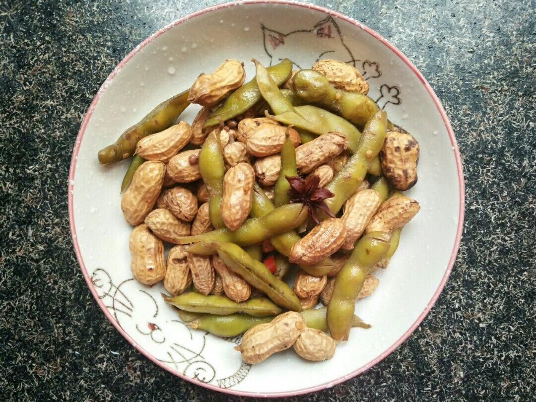 盐水毛豆花生
