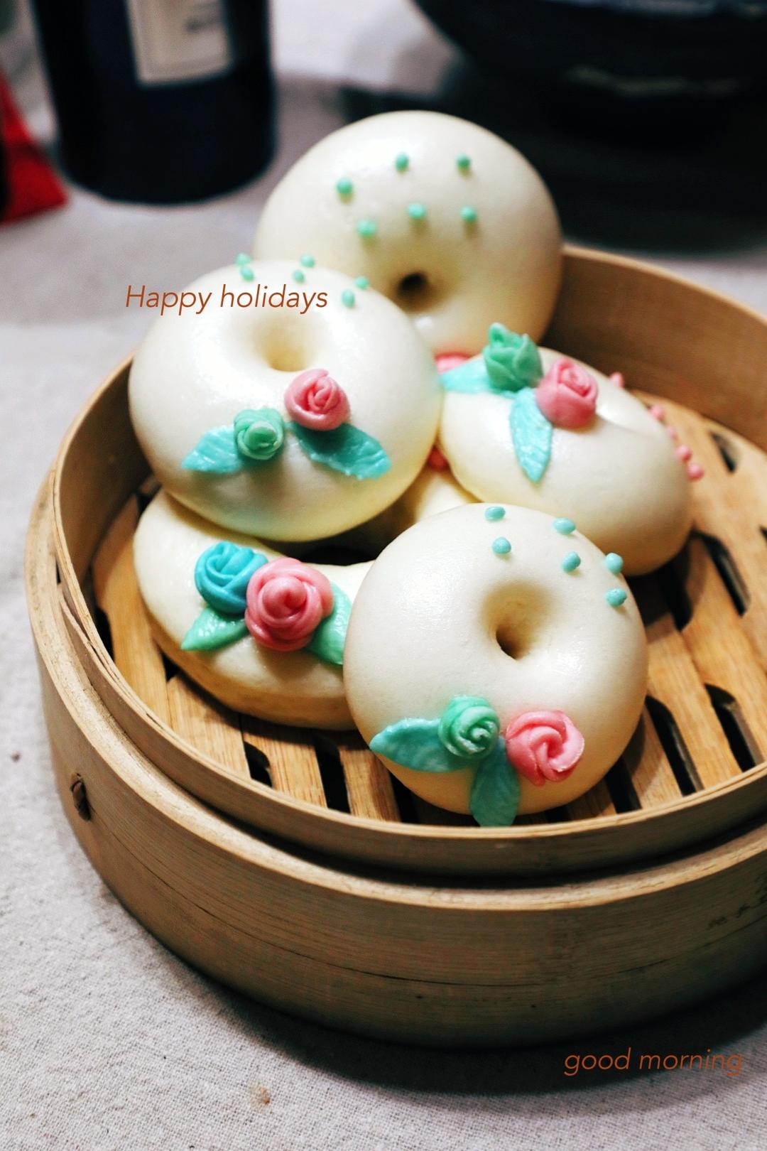 「原创」让你心动的甜甜圈馒头