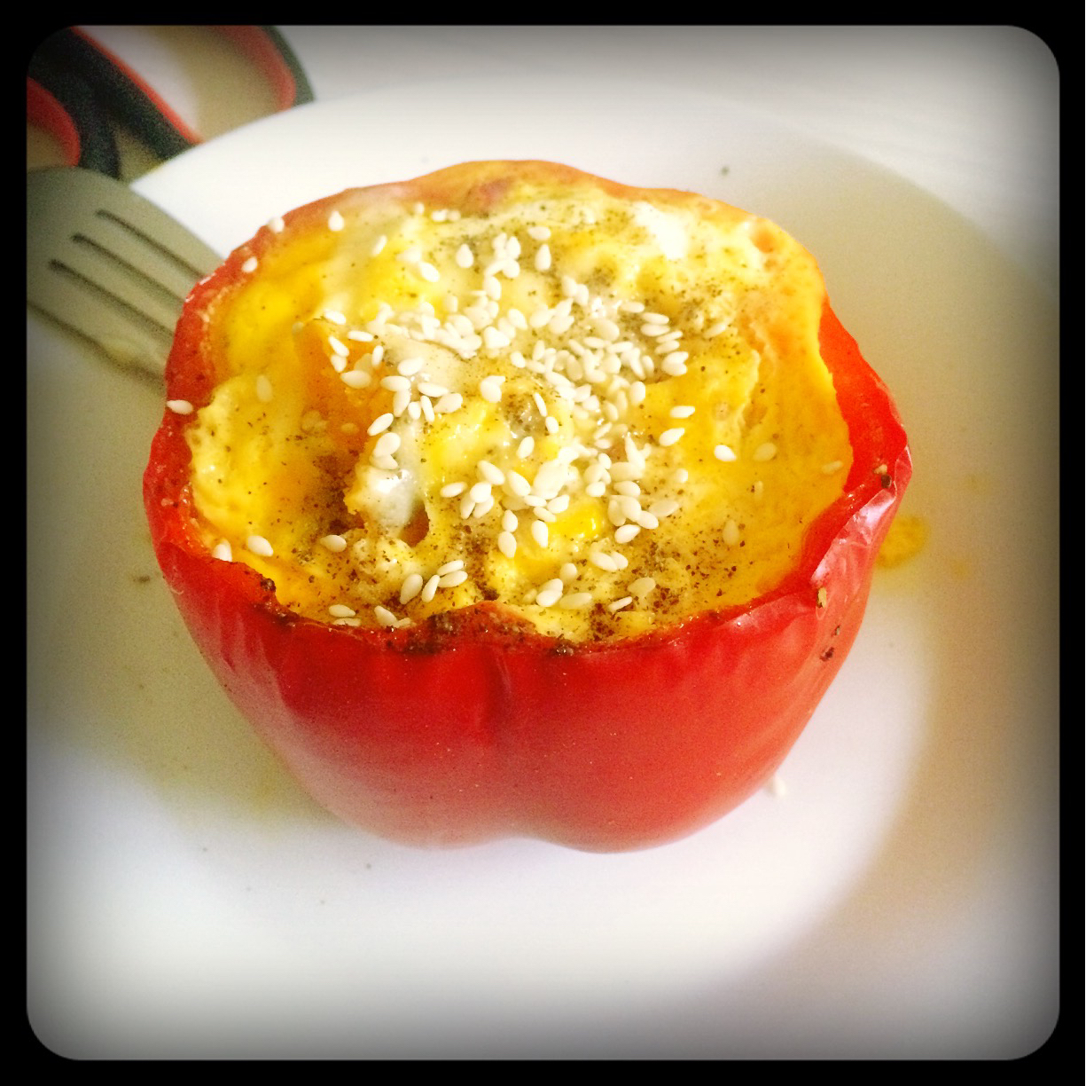 彩椒鸡蛋杯（早餐鸡蛋杯升级版）