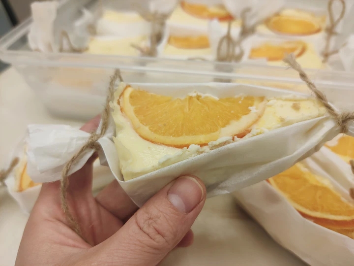香橙酸奶芝士蛋糕❤️消耗奶油奶酪